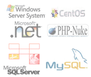 Windows Server System,Centos,Linux,Microsoft,.Net,Aspx,Php,Nuke,Sql Server,MySql
